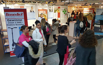 Die Benedict-Schule an der Berufsmesse Zürich