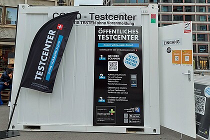 Kostenlose Covid-Tests –  auch ohne Voranmeldung