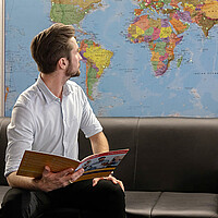 Wartebereich der Benedict-Schule Luzern