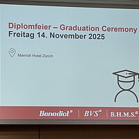 Diplomfeier Benedict 14. November 2025