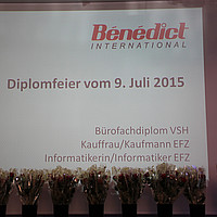 Benedict Handelsschule & Kaderschule Zürich, 09.07.2015