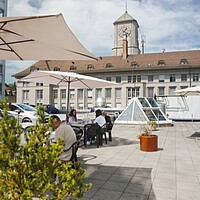 Benedict Schule St. Gallen, Gartenterrasse