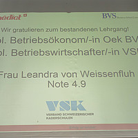 Diplomfeier Benedict / BVS Luzern, 22. November 2019