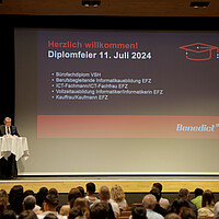 Diplomfeier Benedict-Schule Zürich 11. Juli 2024