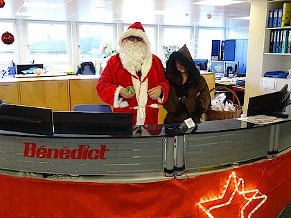 Samichlaus zu Besuch bei Benedict St. Gallen