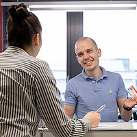Benedict-Schule Luzern Empfang
