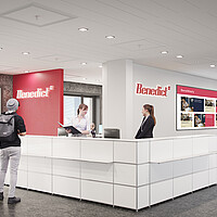 Empfangsbereich BeneCampus Zürich
