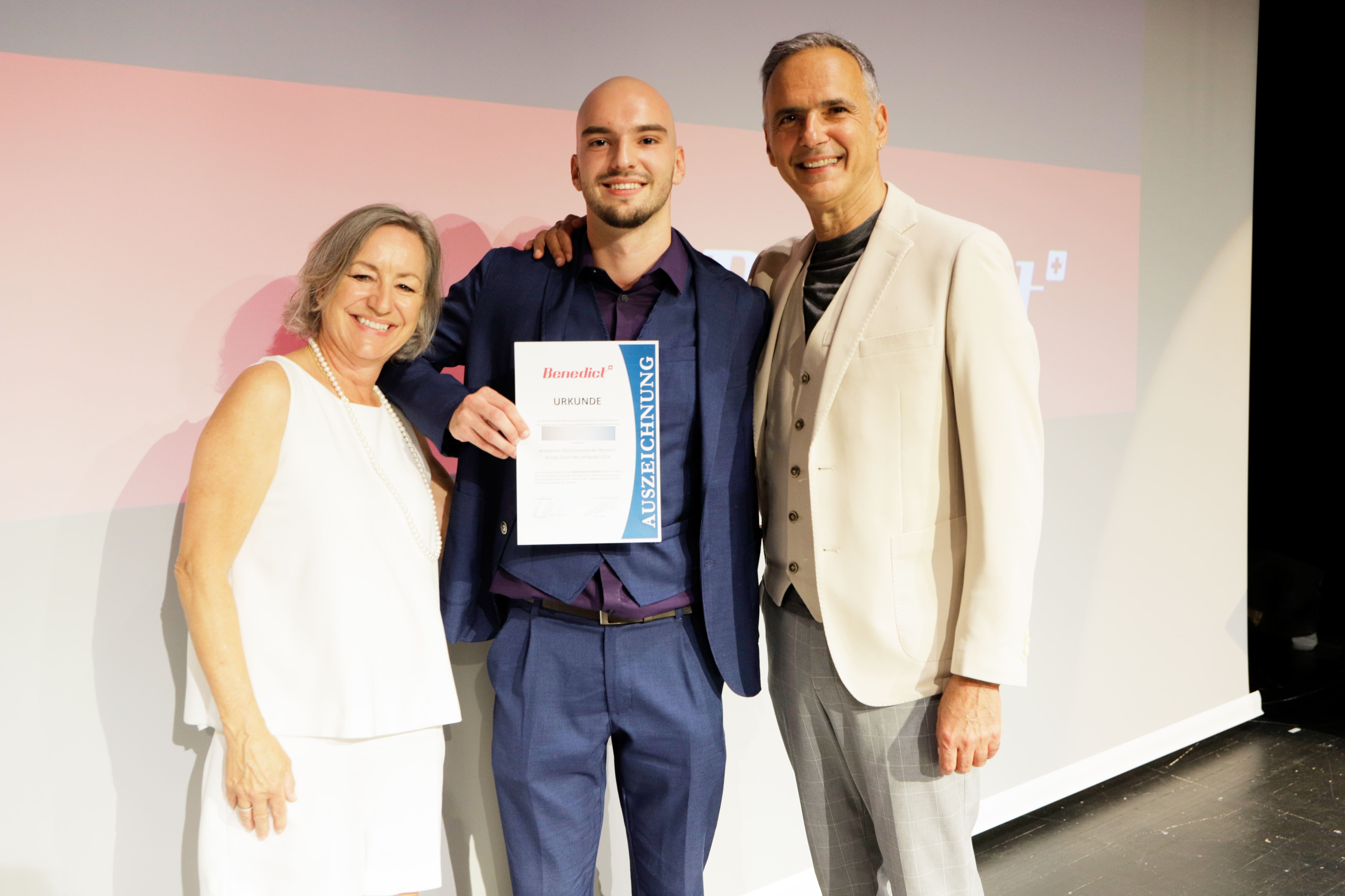 Diplomfeier Benedict-Schule Zürich 11. Juli 2024