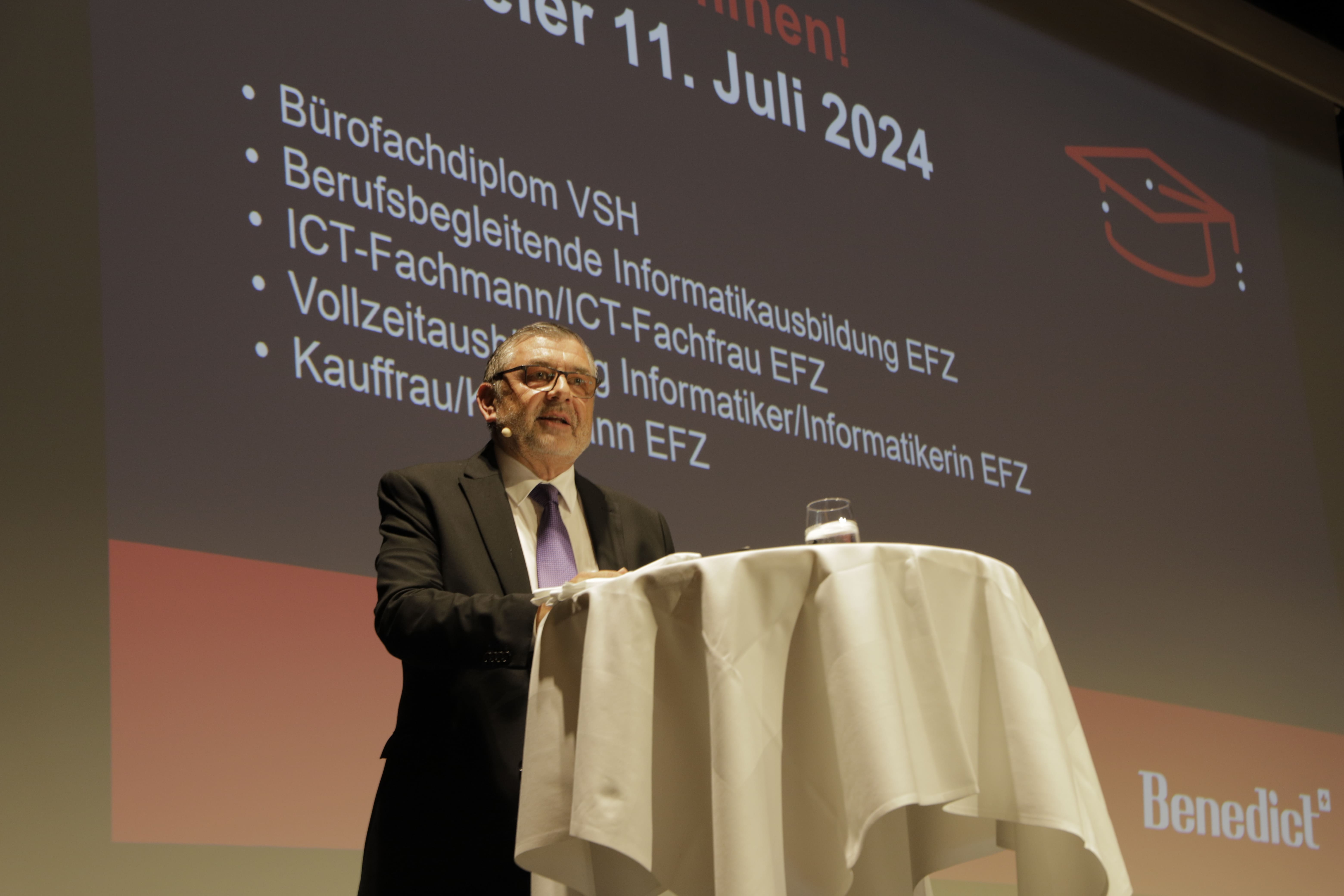 Diplomfeier Benedict-Schule Zürich 11. Juli 2024