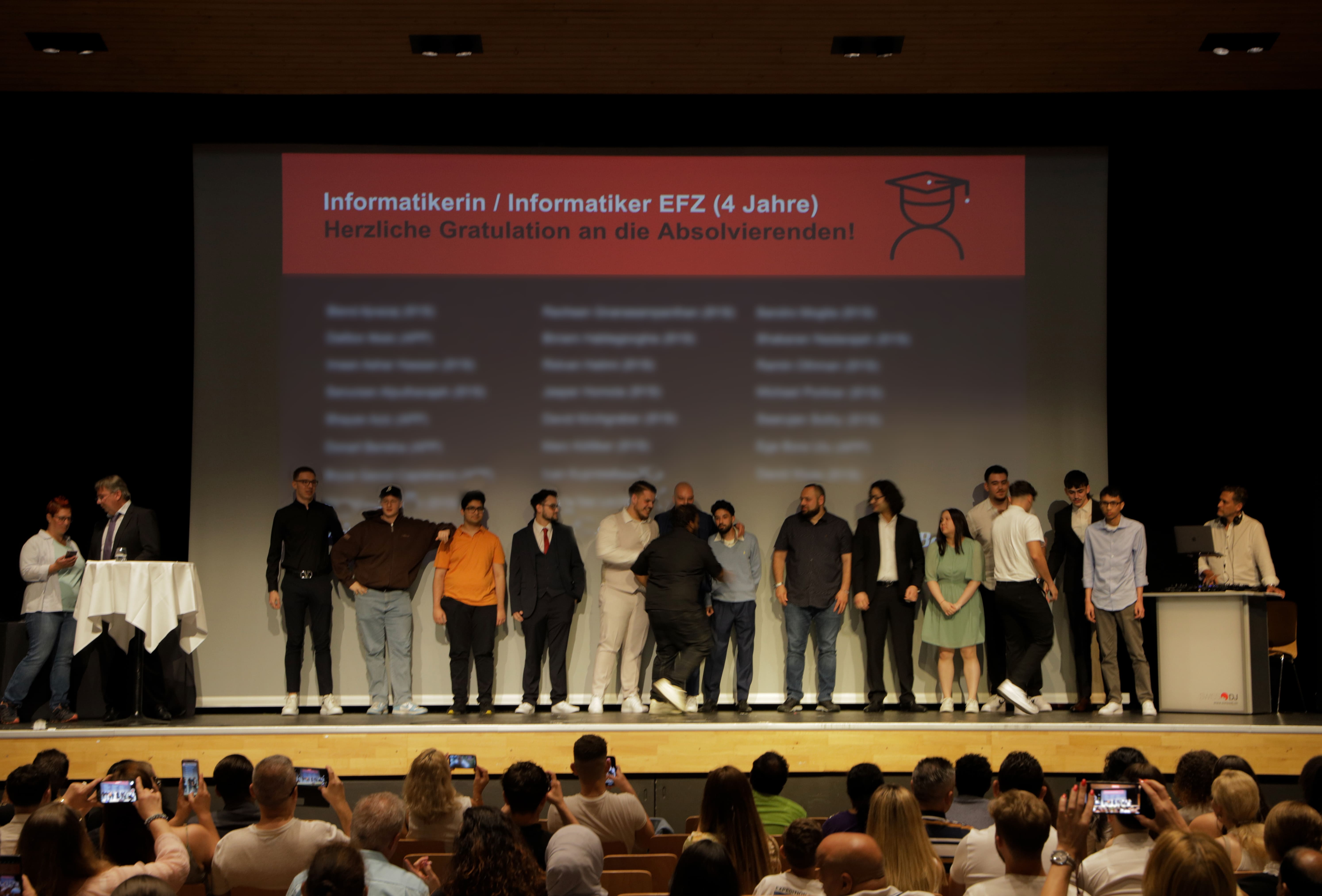 Diplomfeier Benedict-Schule Zürich 11. Juli 2024