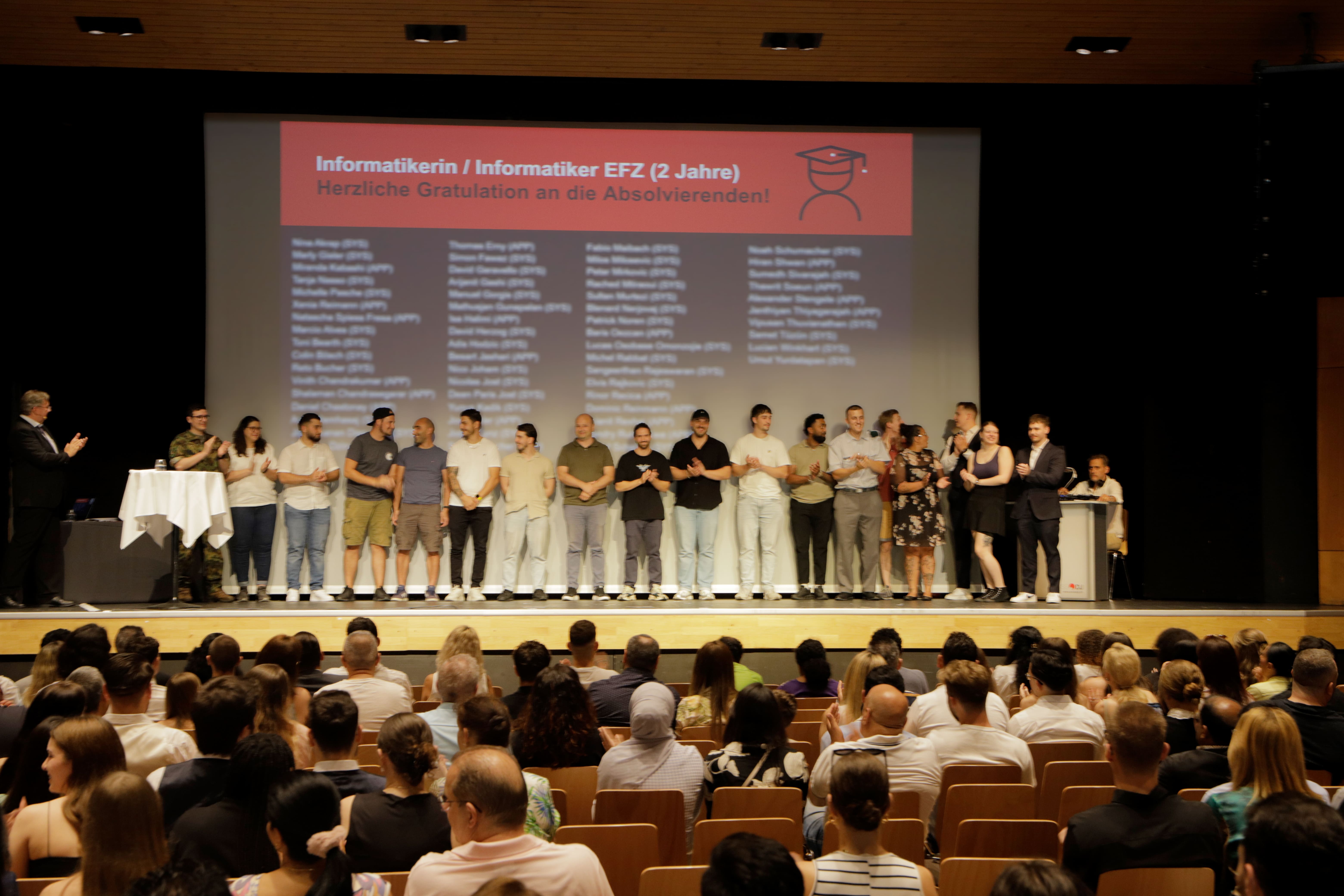 Diplomfeier Benedict-Schule Zürich 11. Juli 2024