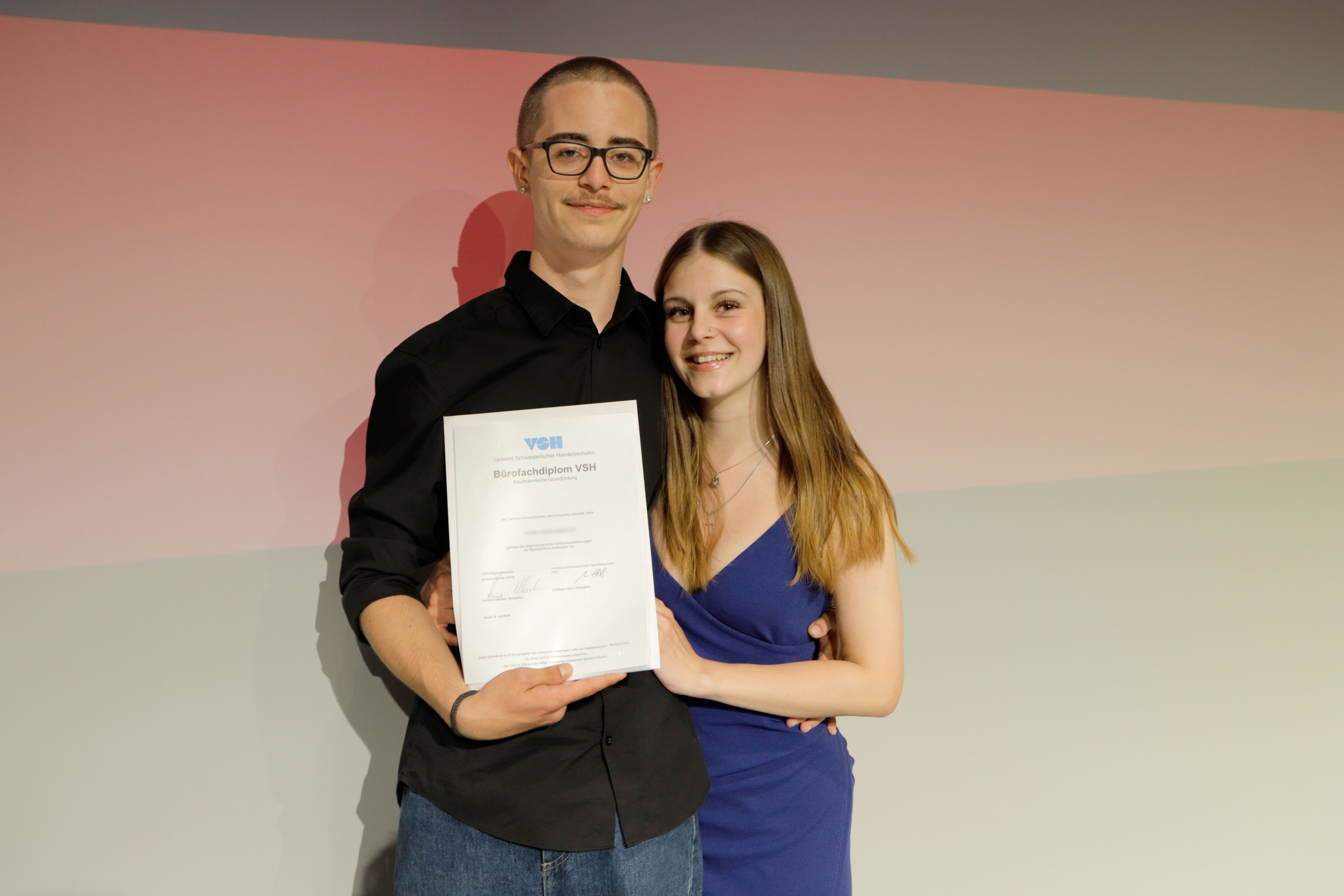Diplomfeier Benedict-Schule Zürich 11. Juli 2024