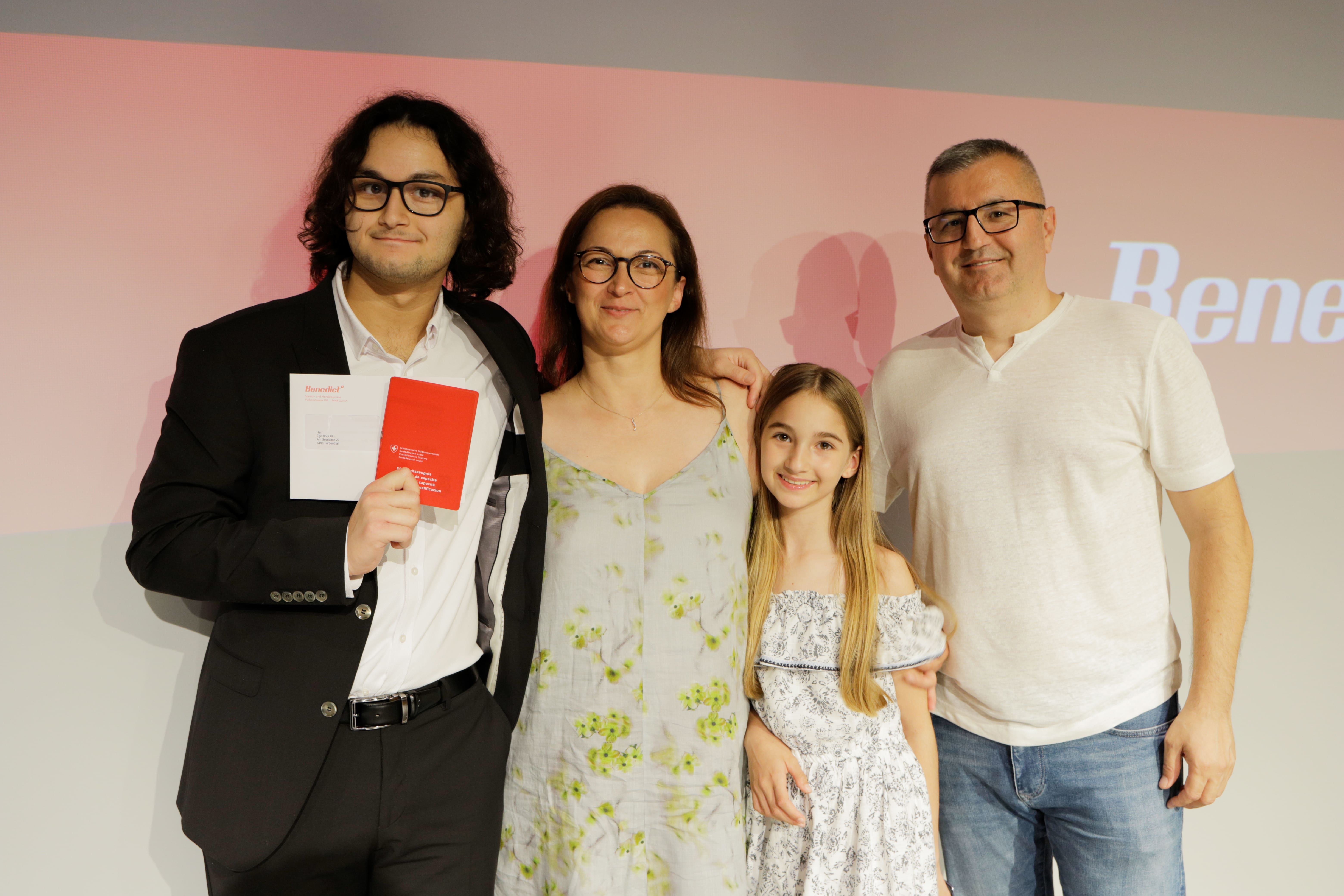 Diplomfeier Benedict-Schule Zürich 11. Juli 2024
