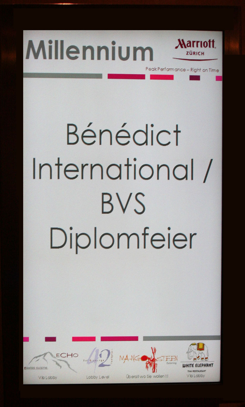 Diplomfeier Benedict / BVS Zürich, 12. Juli 2018