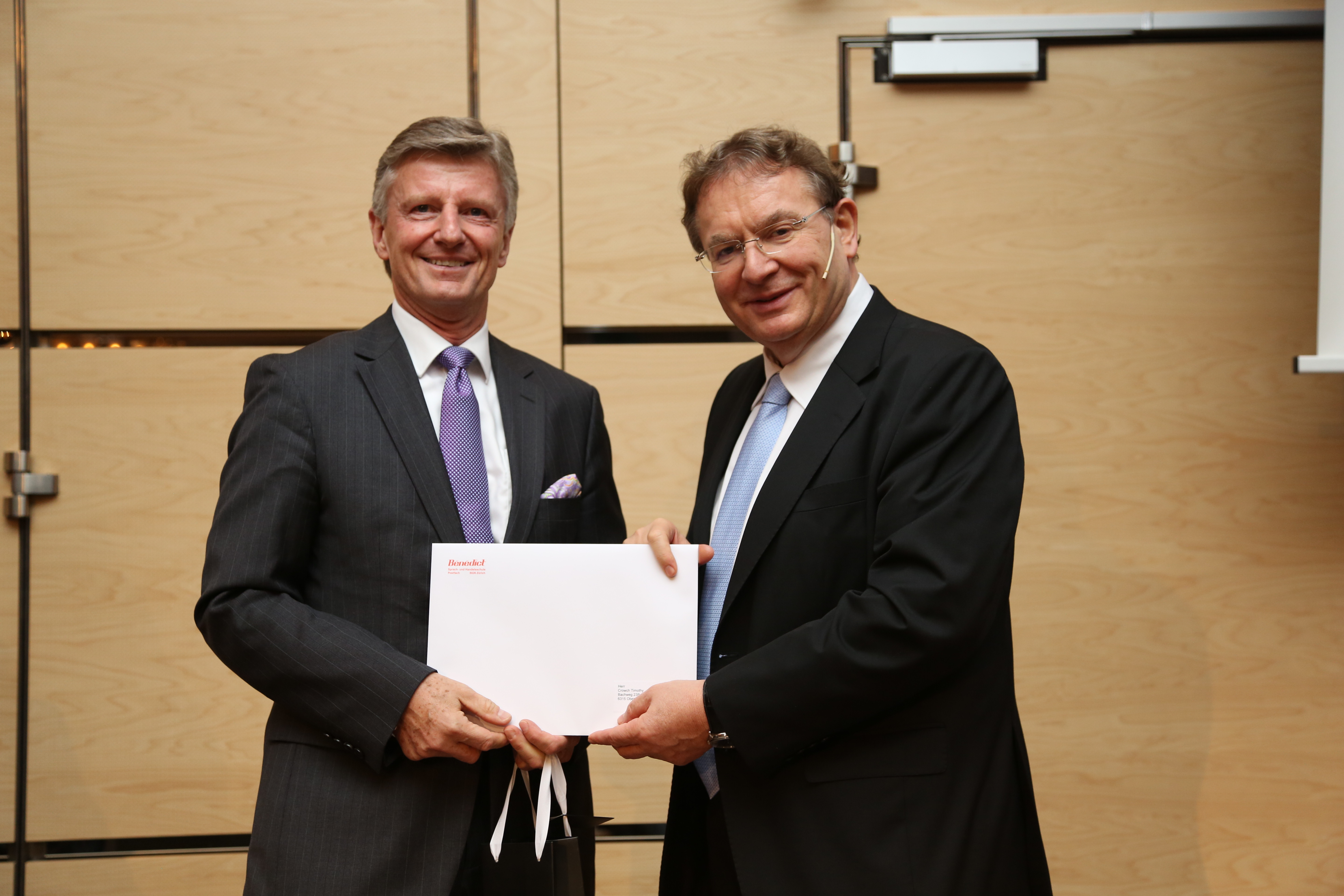 Diplomfeier Benedict & BVS Zürich, 13. November 2015