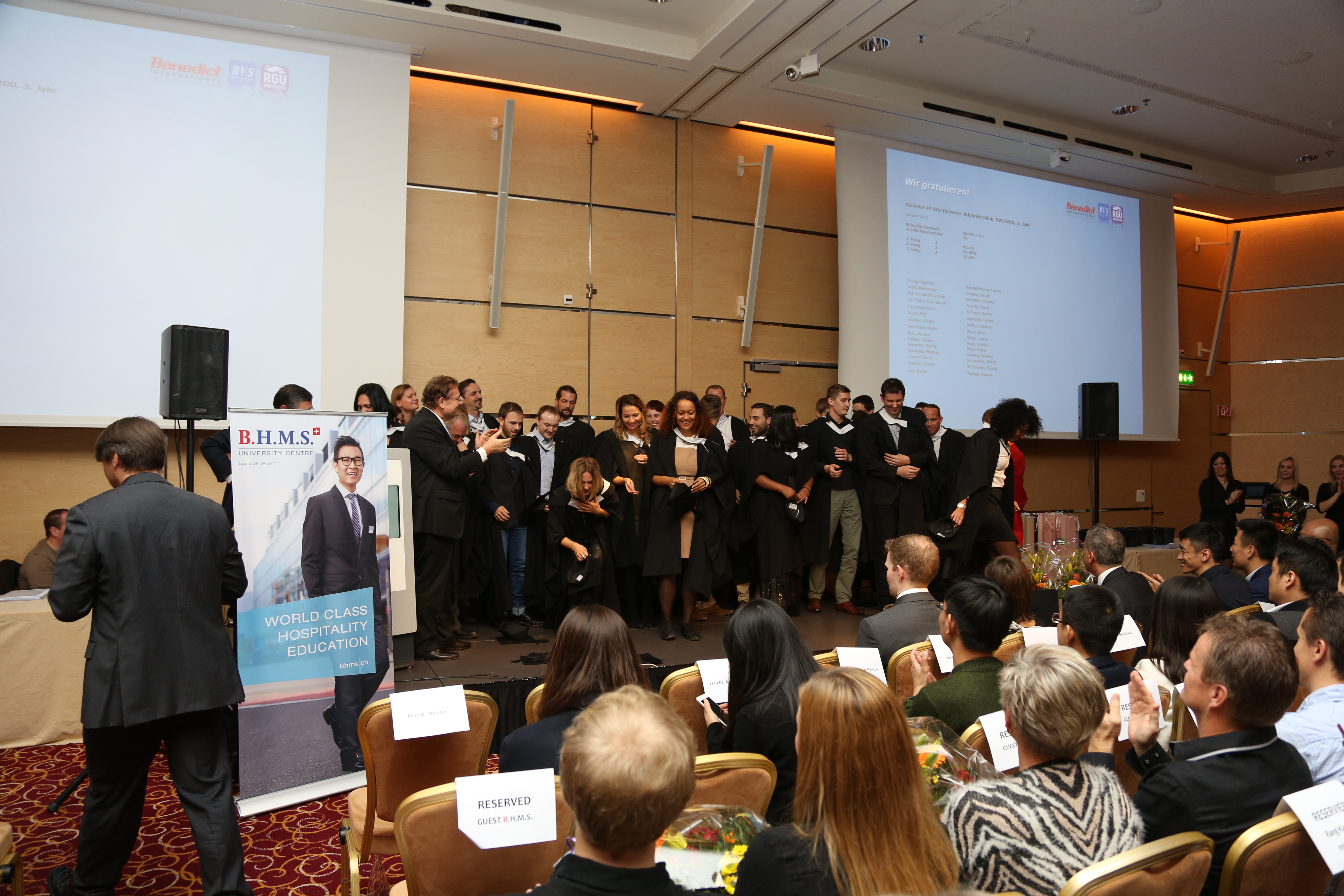 Diplomfeier Benedict & BVS Zürich, 13. November 2015